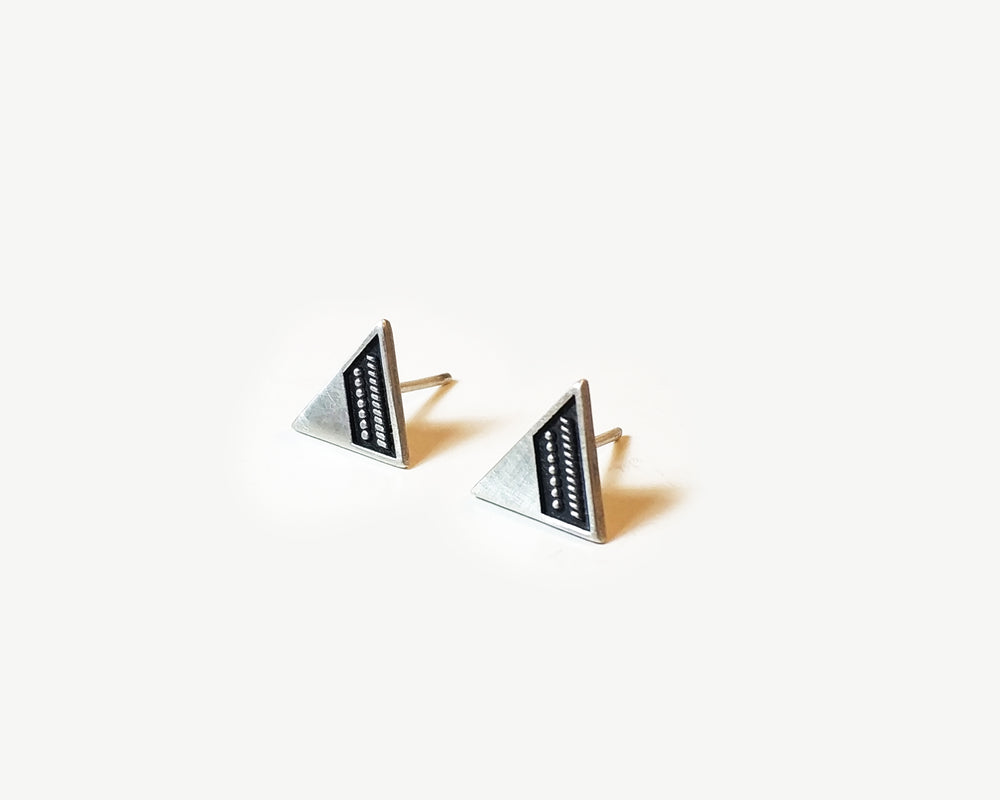 Karla Earrings  / Triangle Studs