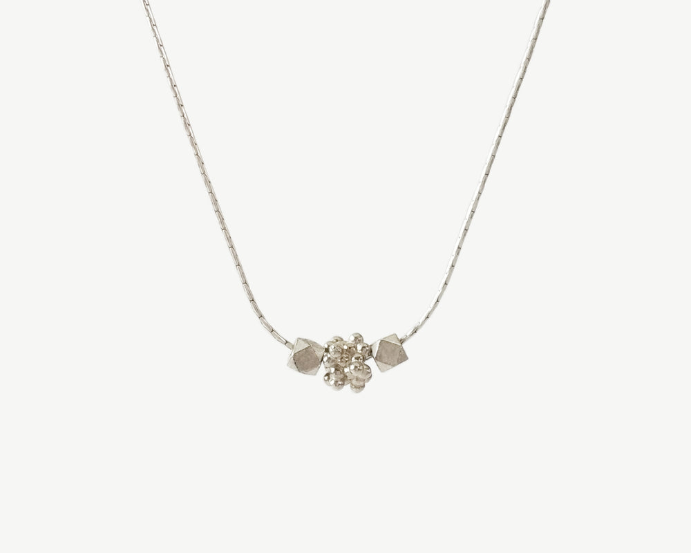 Toot and M’tamaneh Necklace / Silver Clusters and Octagons