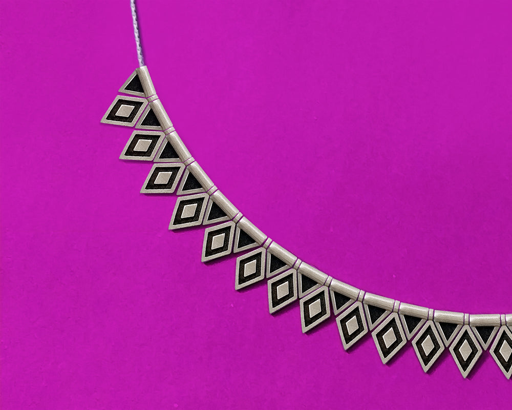 Luma Necklace / Diamonds and Triangles