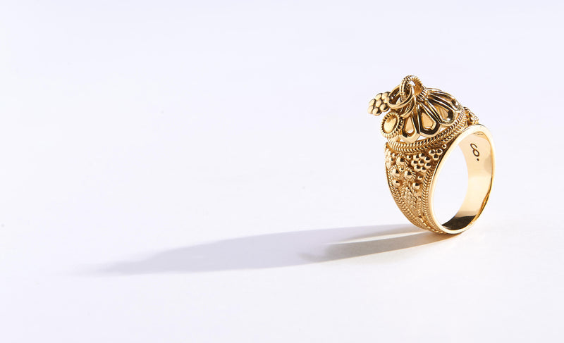 Amram Ring / Custom Made Ornamental Yemenite Ring